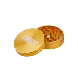 Vibes Papers Vibes Aluminum 2pc Grinder 2.5' Gold