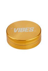 Vibes Papers Vibes Aluminum 2pc Grinder 2.5' Gold