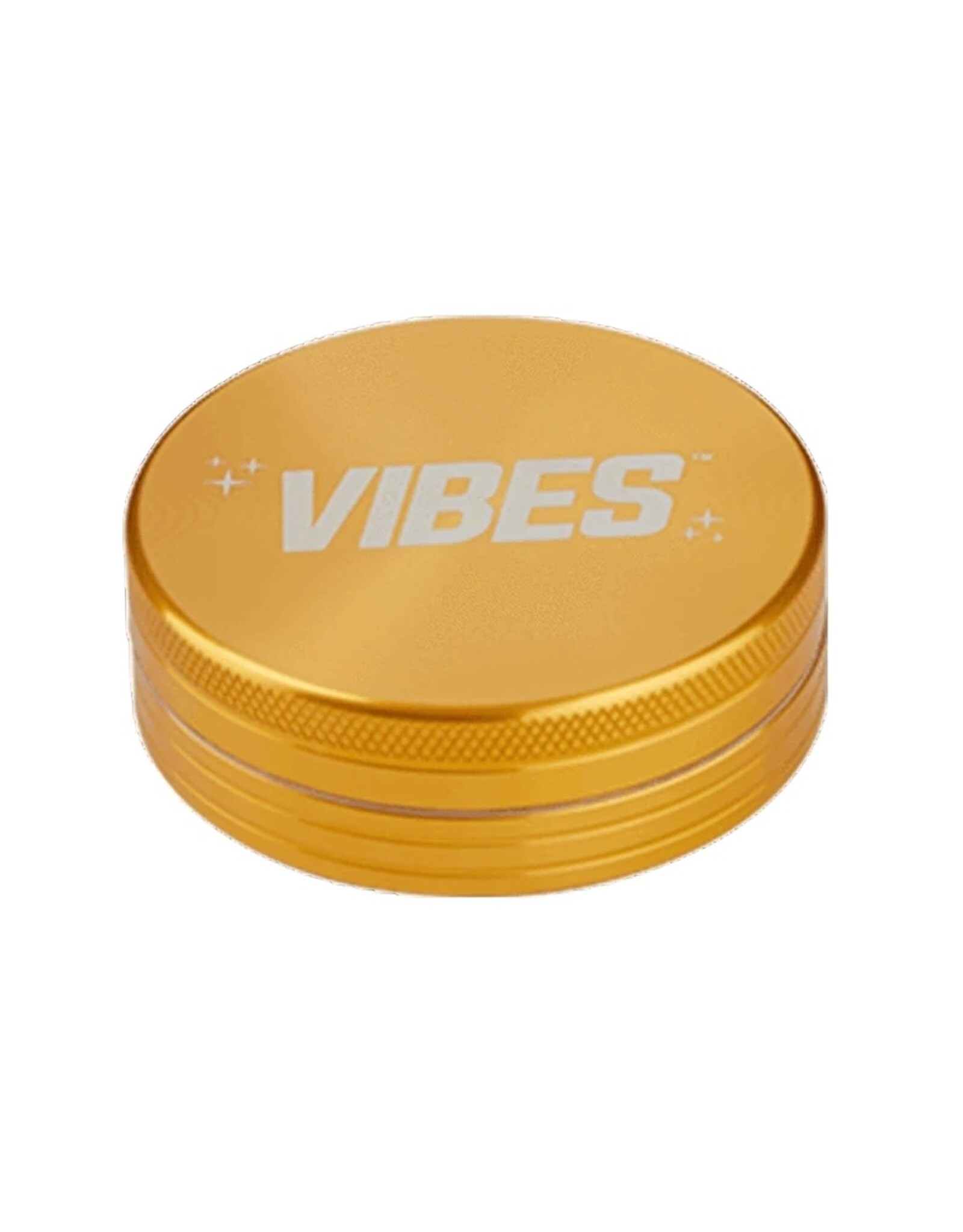 Vibes Papers Vibes Aluminum 2pc Grinder 2.5' Gold