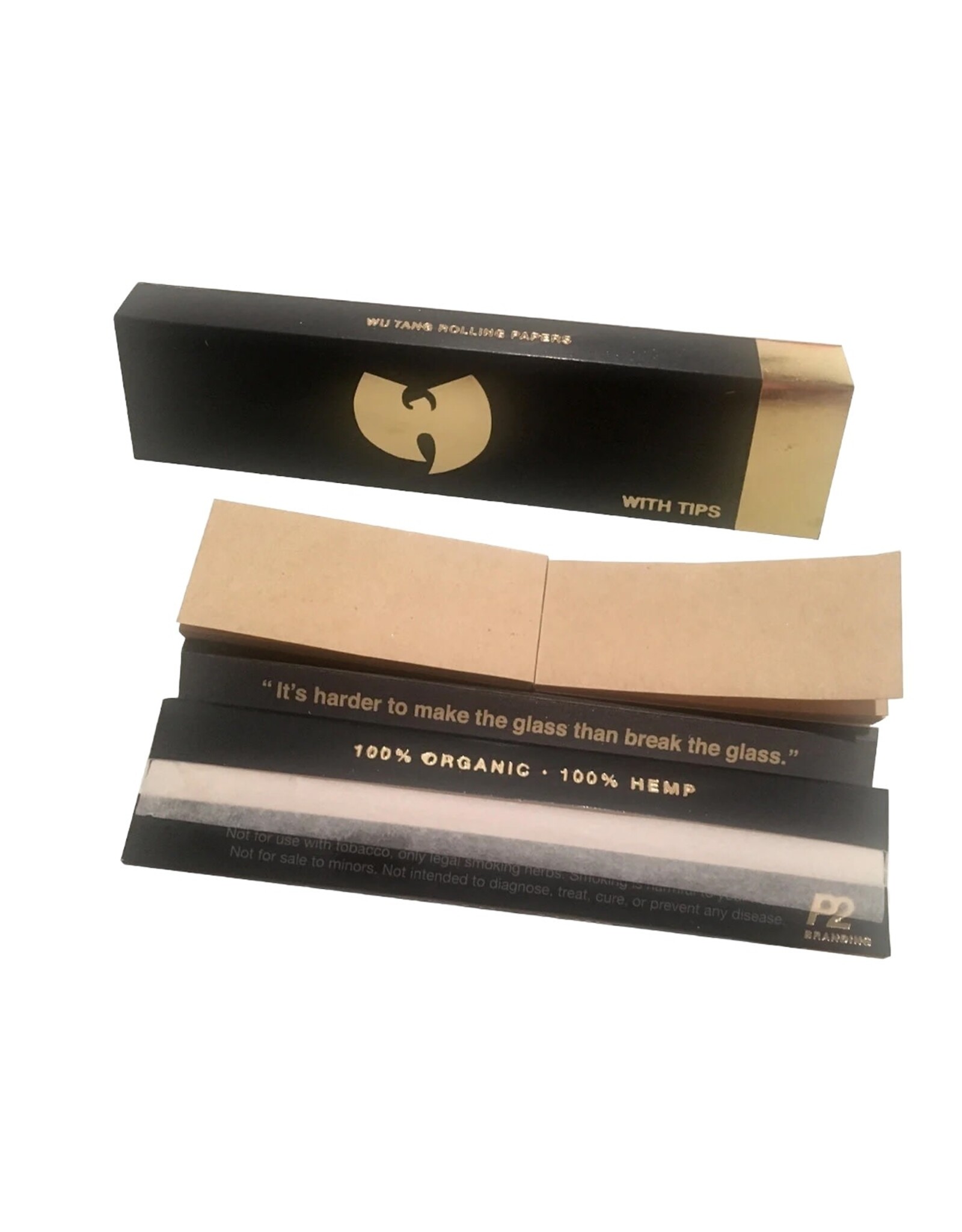Wu tang Wu Tang Hemp Rolling Papers w/Tips - King Size Slim