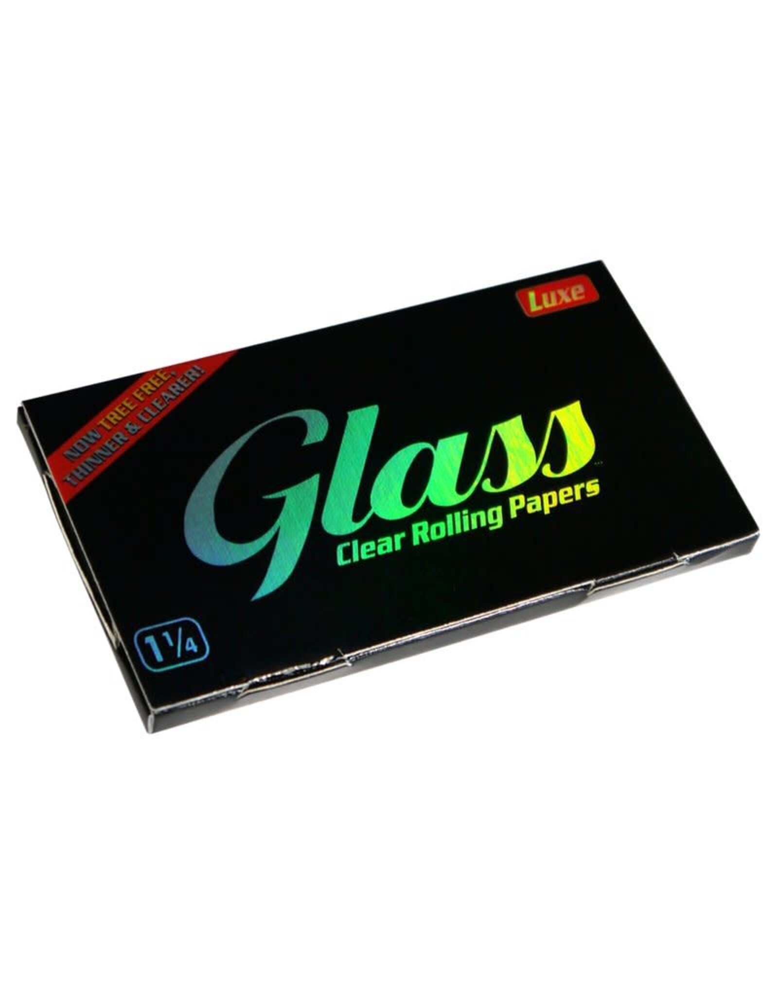 Glass 1 1/4" Clear Rolling Paper