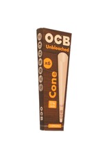 ocb papers OCB 1 1/4" Virgin Cones 6 Cones per pack