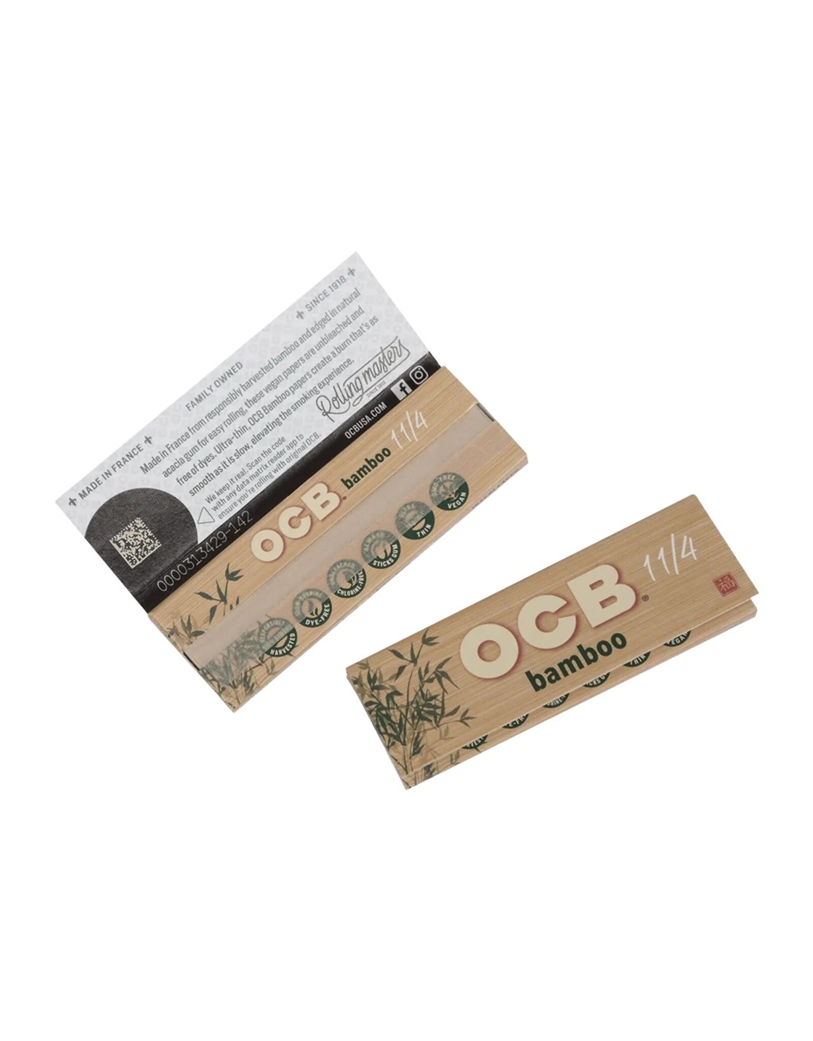 ocb papers OCB 1 1/4" Bamboo Paper