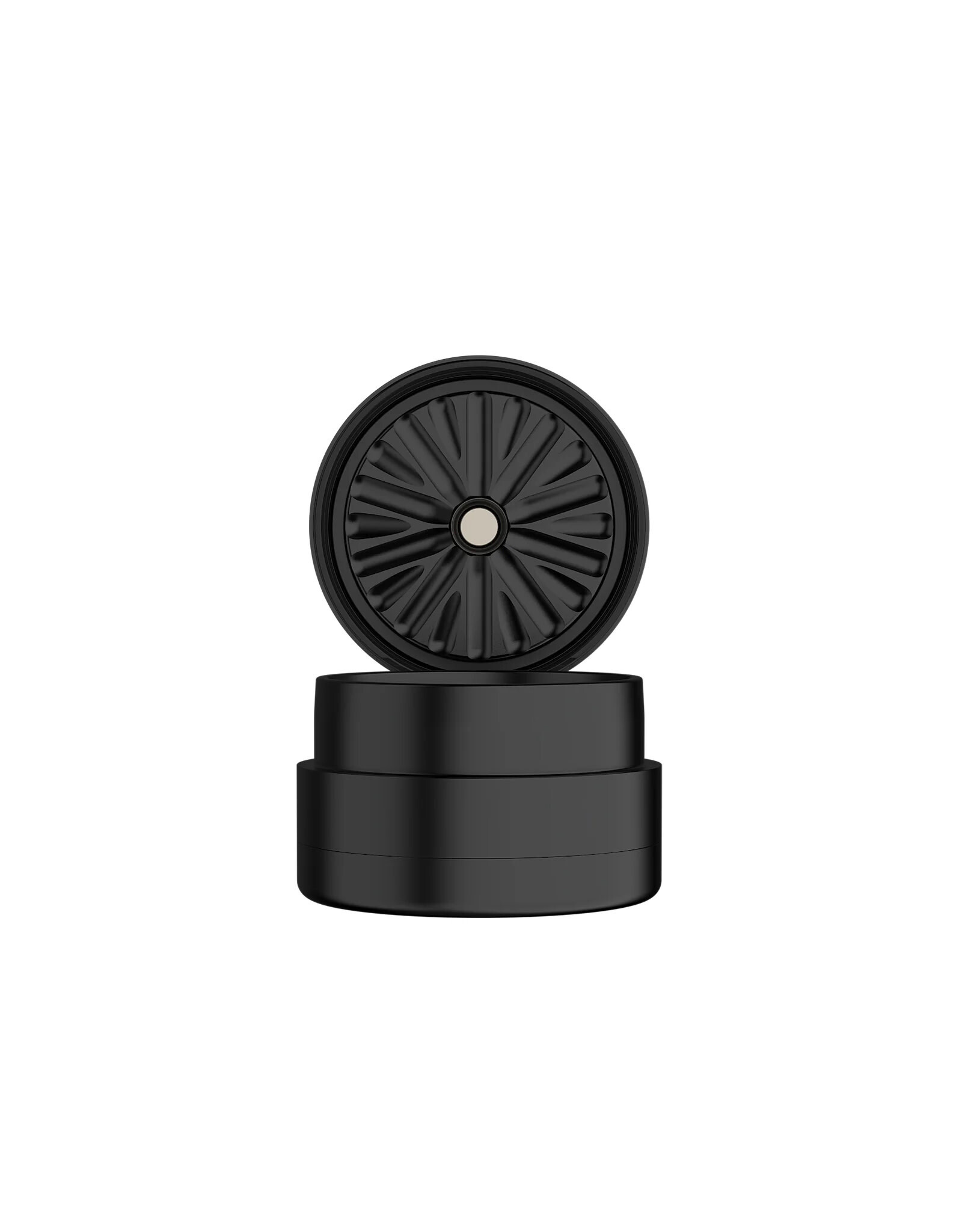Flower Mill Flower Mill 2.5" Next Gen Standard Grinder Black