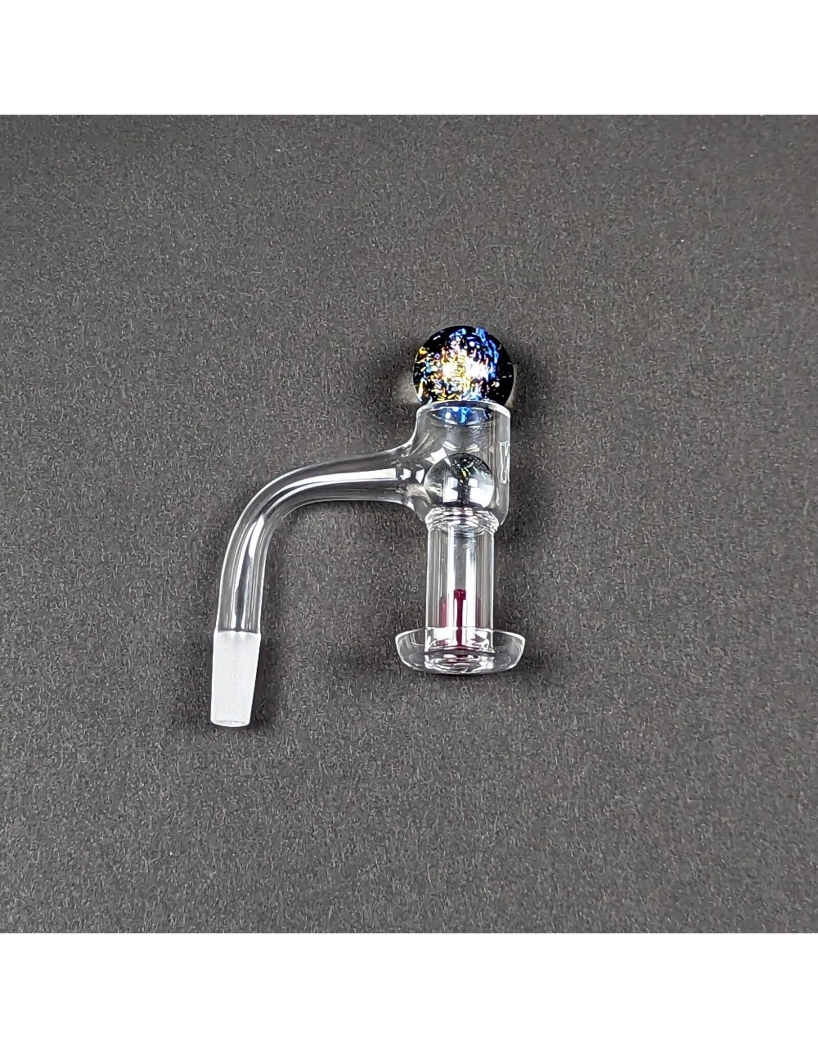 Yo Dabba Dabba Yo Dabba Terp Slurper Set 10mm Male 90 Degree With Nail, Ruby Pill, 14mm Pearl, Dichro Cap