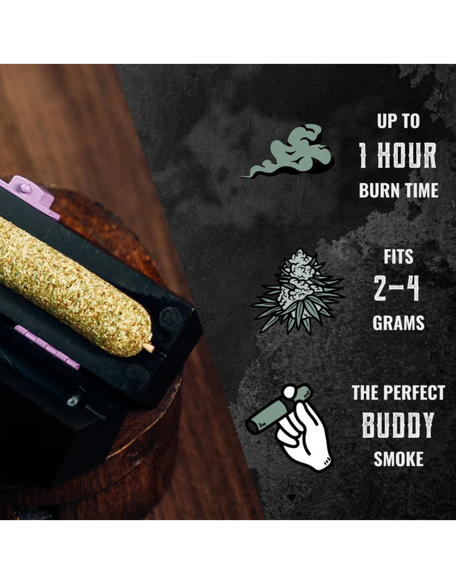 Purple Rose Supply Purple Rose Supply G2 CannaMold Herbal Cigar Maker Personal