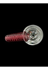 Symbiartic 14mm Clear 7 Hole Slide With Red Worked Handle Symbiartic
