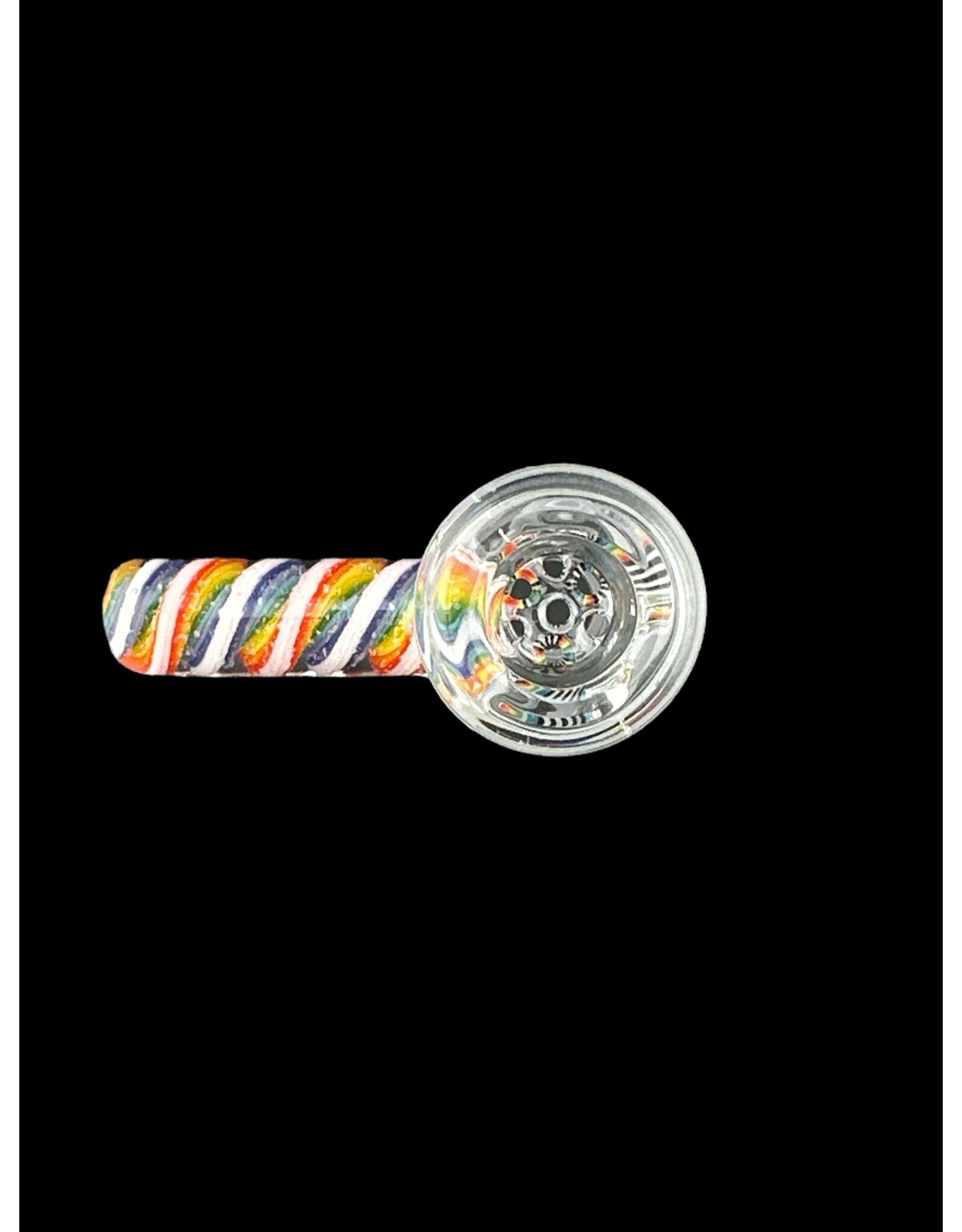 Symbiartic 19mm Clear 7 Hole Slide With Crushed Opal Handle Symbiartic