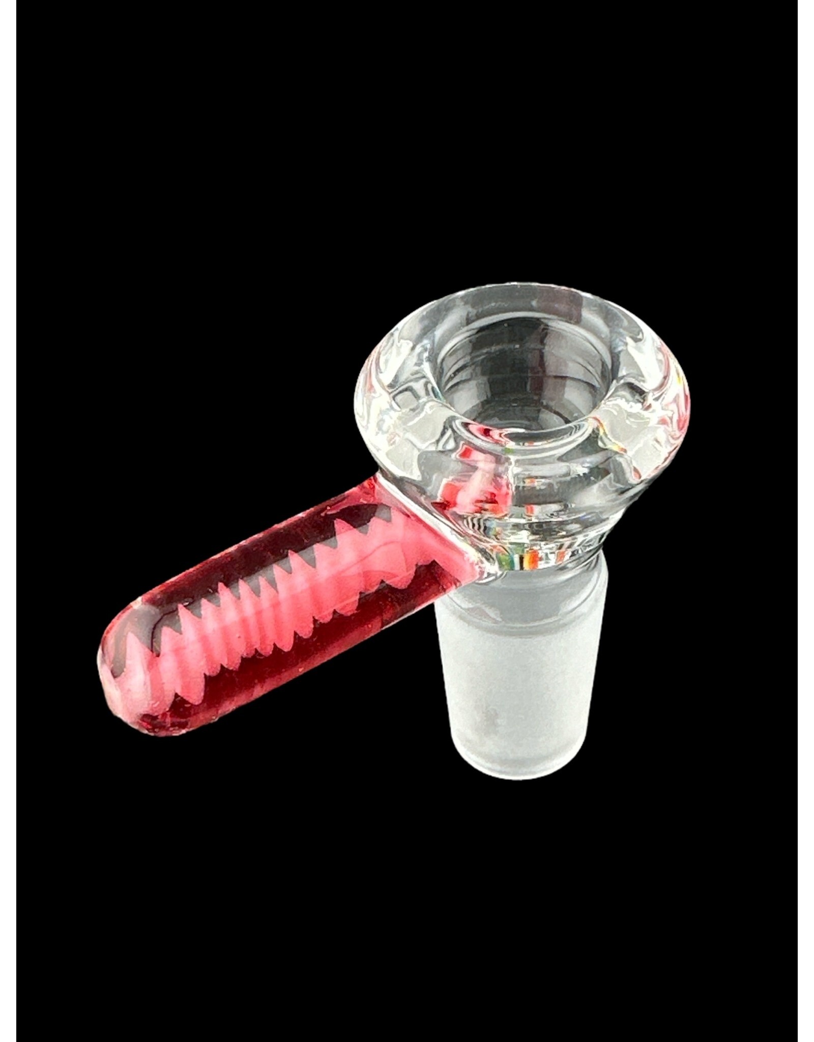 Symbiartic 19mm Clear 7 Hole Slide With Red Worked Handle Symbiartic