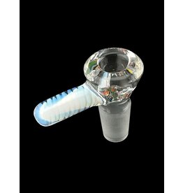 Symbiartic 19mm Clear 7 Hole Slide With White Worked Handle Symbiartic