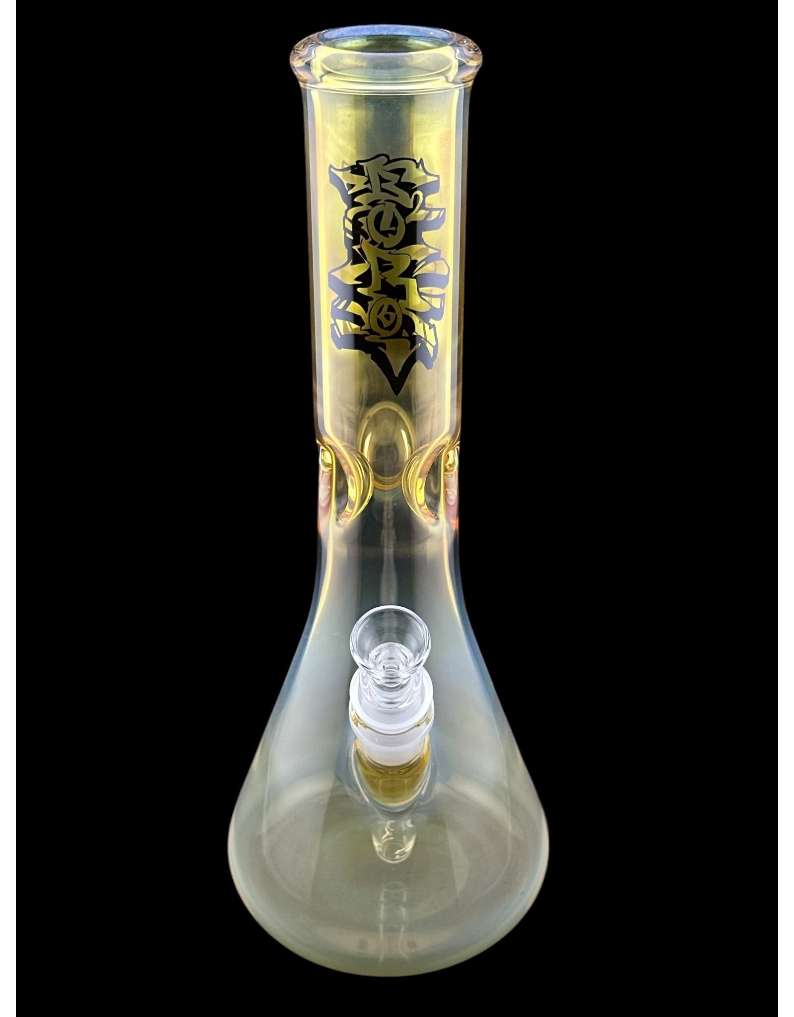 Borosyndicate Boro 12"  Fumed Beaker G/G With Ice Pinch 50mm