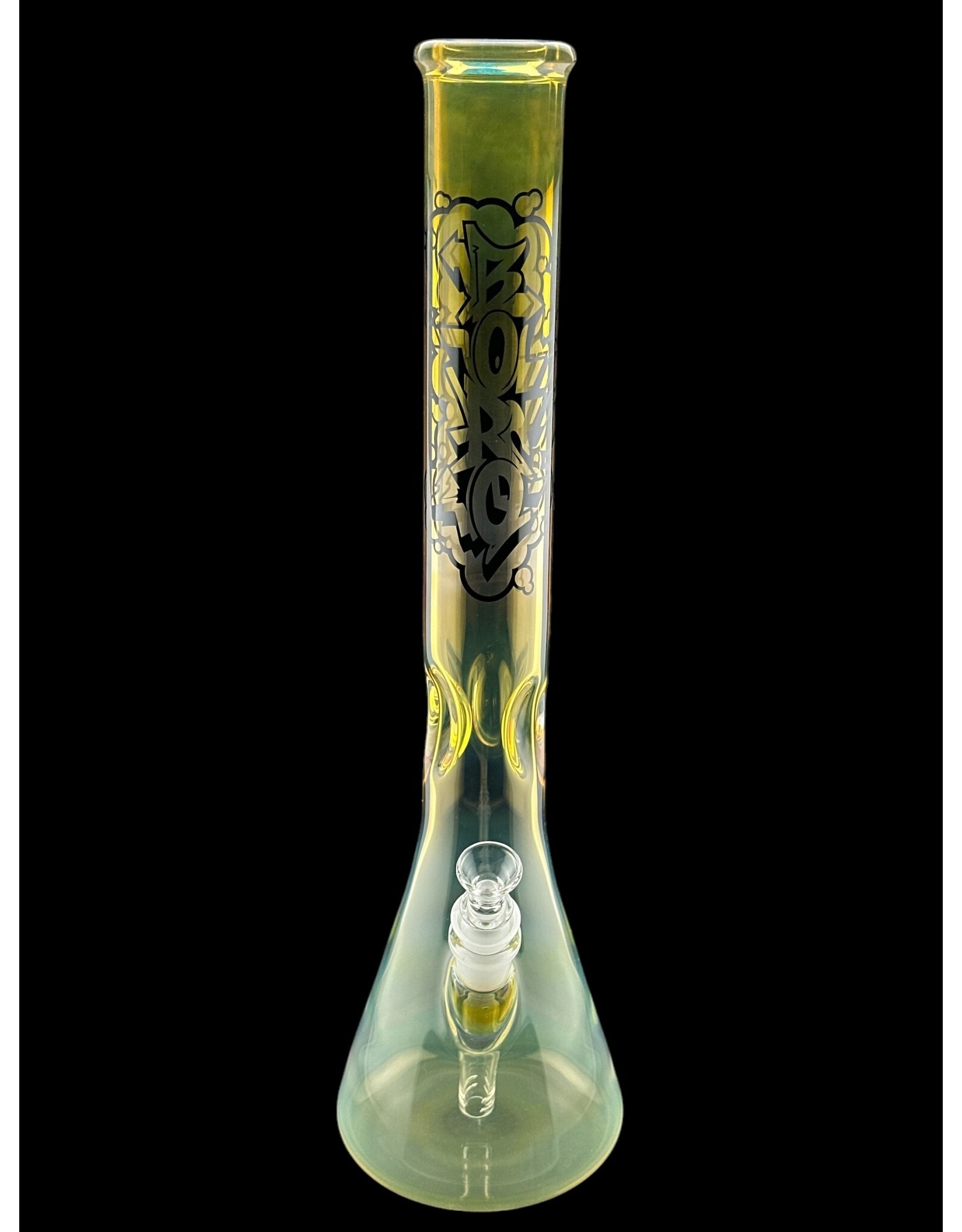 Borosyndicate Boro 18" Fumed Beaker G/G With Ice Pinch 50mm