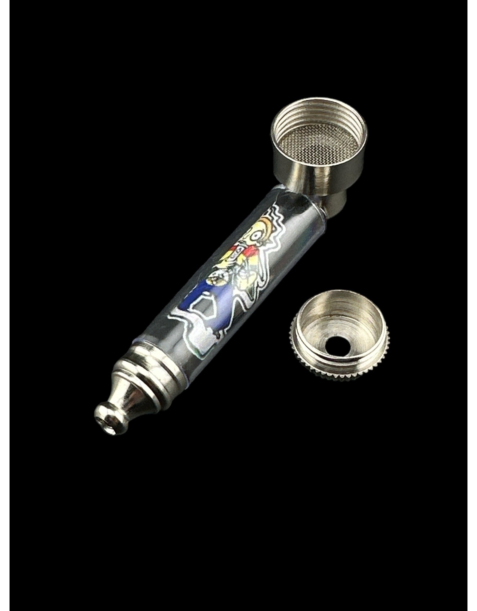 Rick And Morty Metal Pipe With Lid