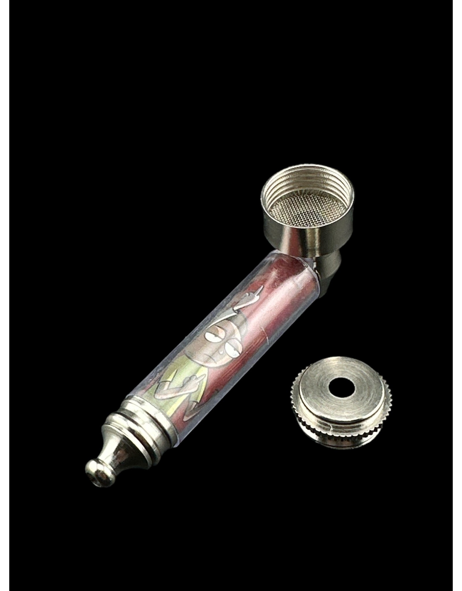 Rick And Morty Metal Pipe With Lid