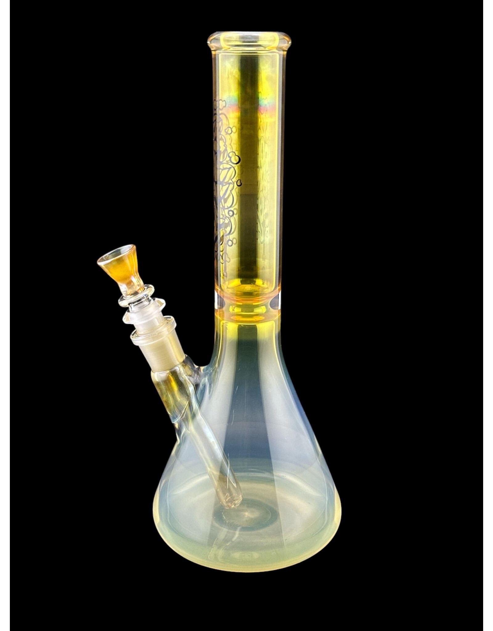 Borosyndicate Boro 12" Fume Beaker 38mm With Ice Pinch