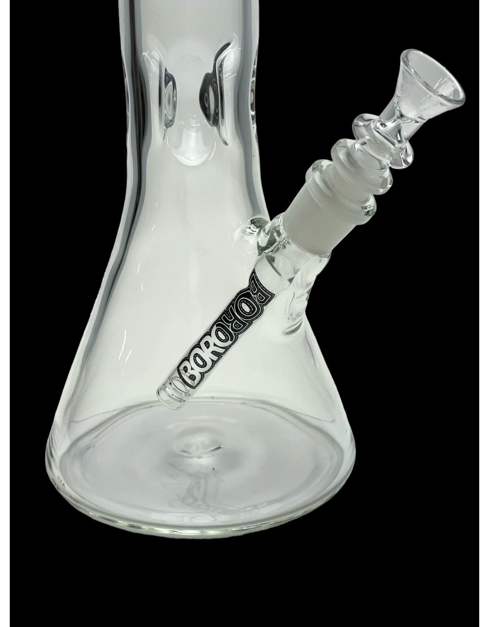 Borosyndicate Boro 18'' Clear Beaker G/G With Ice Pinch 50mm