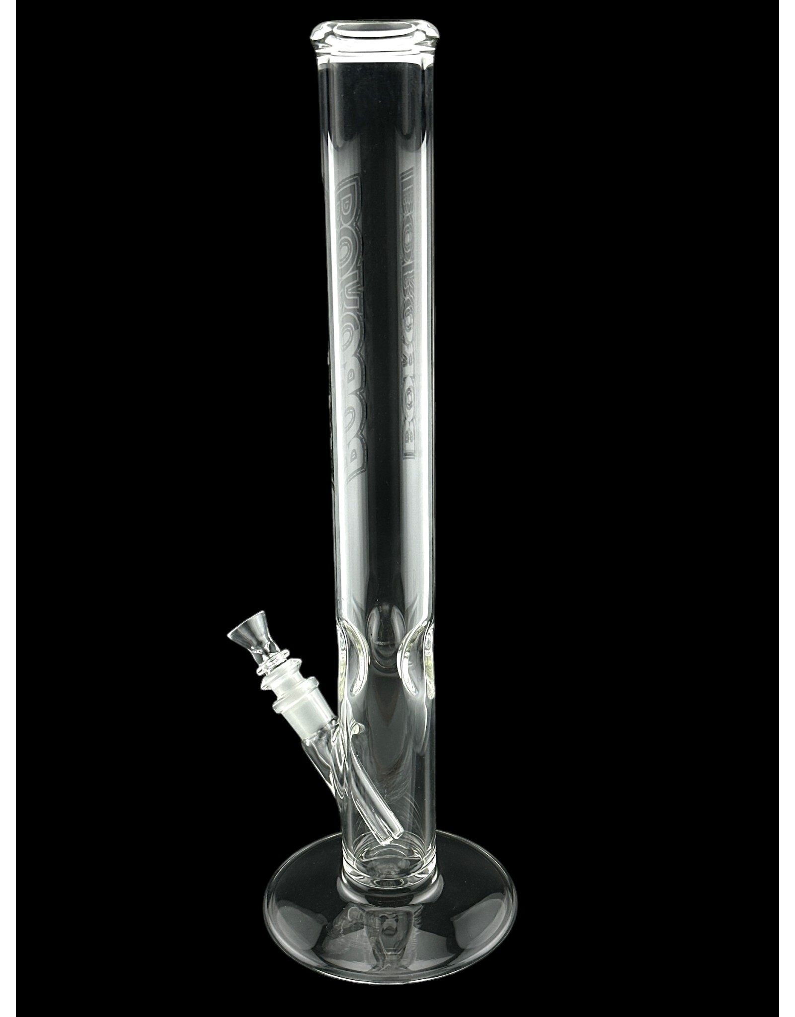 Borosyndicate Boro 18" Clear Straight G/G With Ice Pinch 50mm