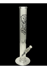 Borosyndicate Boro 18" Clear Straight G/G With Ice Pinch 50mm