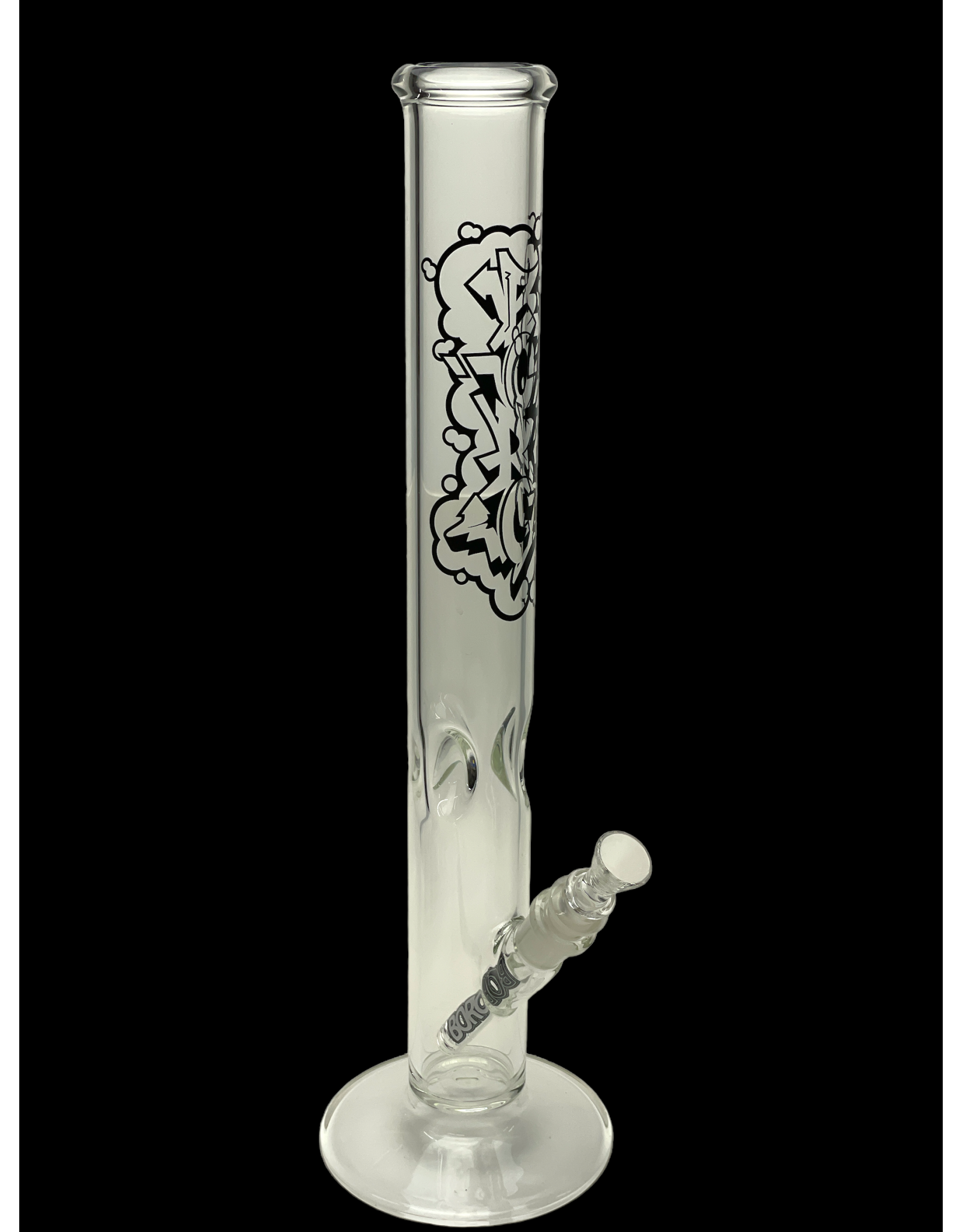 Borosyndicate Boro 18" Clear Straight G/G With Ice Pinch 50mm