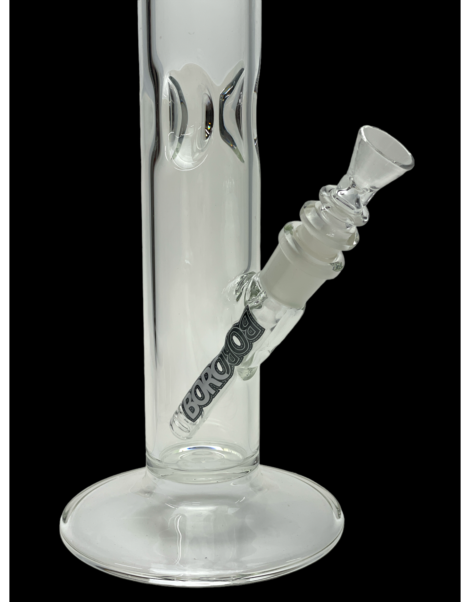 Borosyndicate Boro 18" Clear Straight G/G With Ice Pinch 50mm