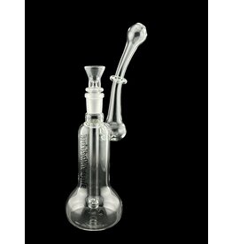 Borosyndicate Boro Small Clear Classic Sherlock Bubbler