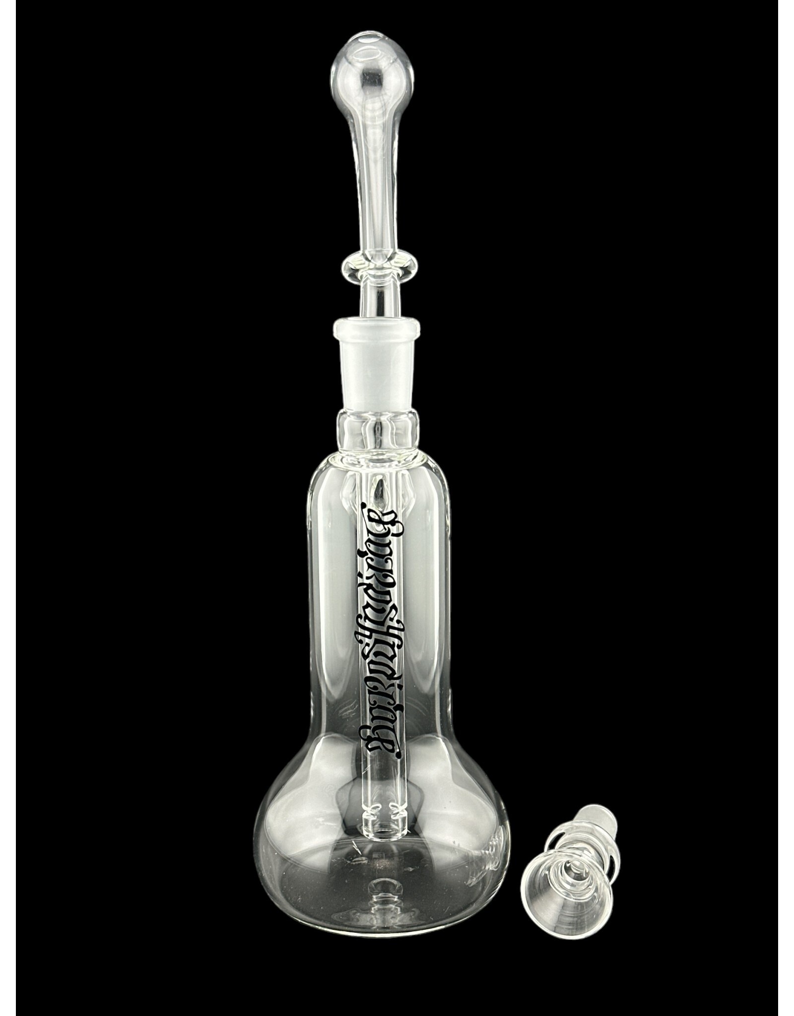 Borosyndicate Boro Small Clear Classic Sherlock Bubbler