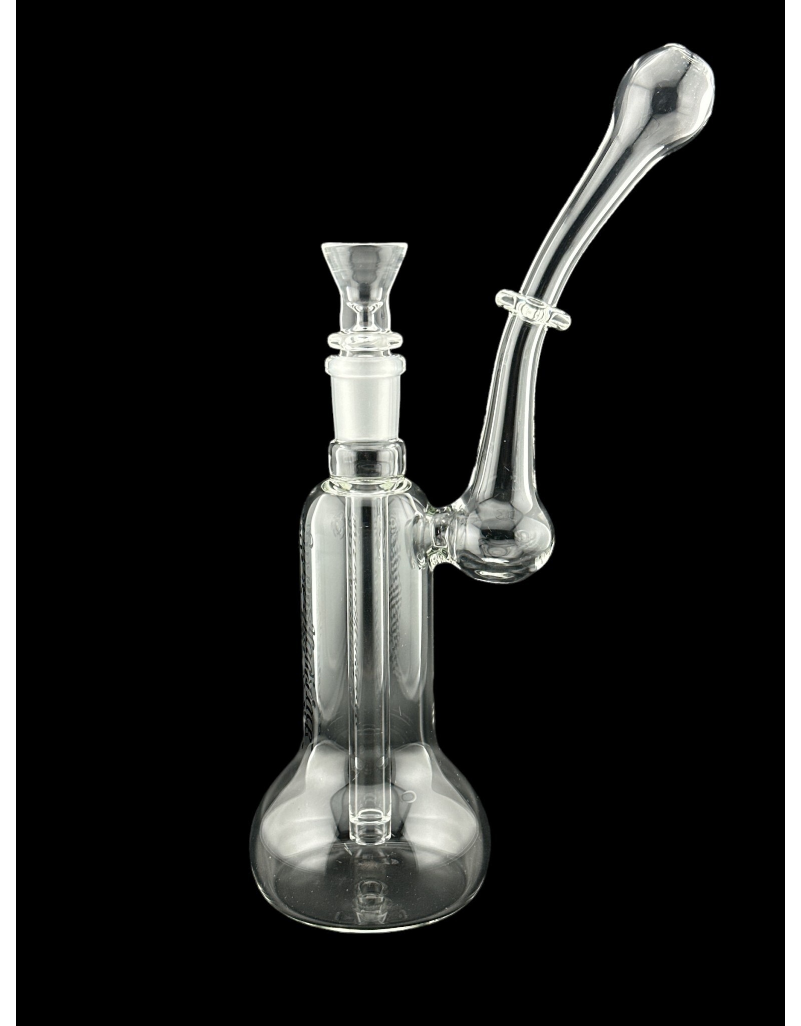 Borosyndicate Boro Small Clear Classic Sherlock Bubbler