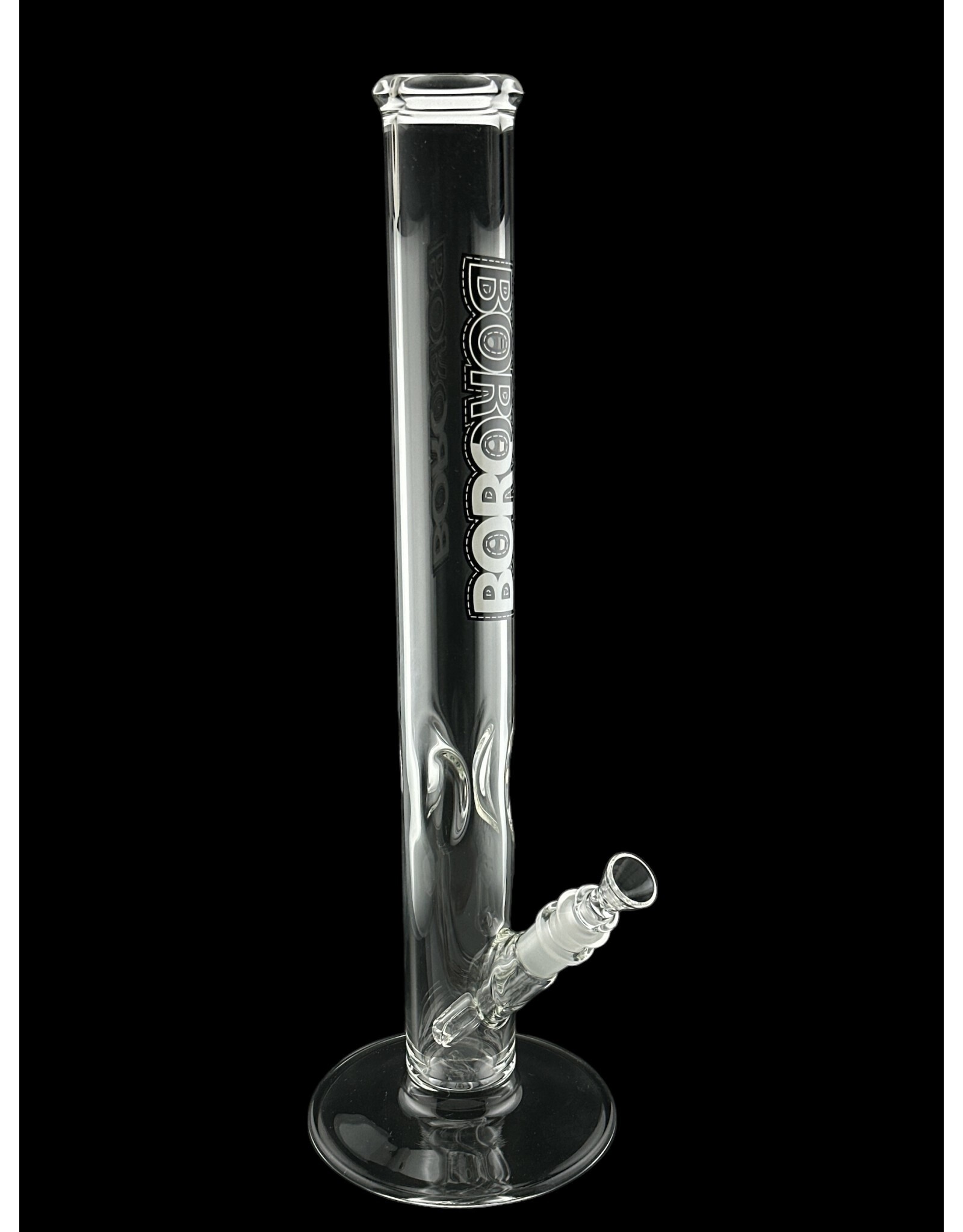 Borosyndicate Boro 18" Clear Straight G/G With Ice Pinch 50mm