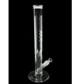 Borosyndicate Boro 18" Clear Straight G/G With Ice Pinch 50mm