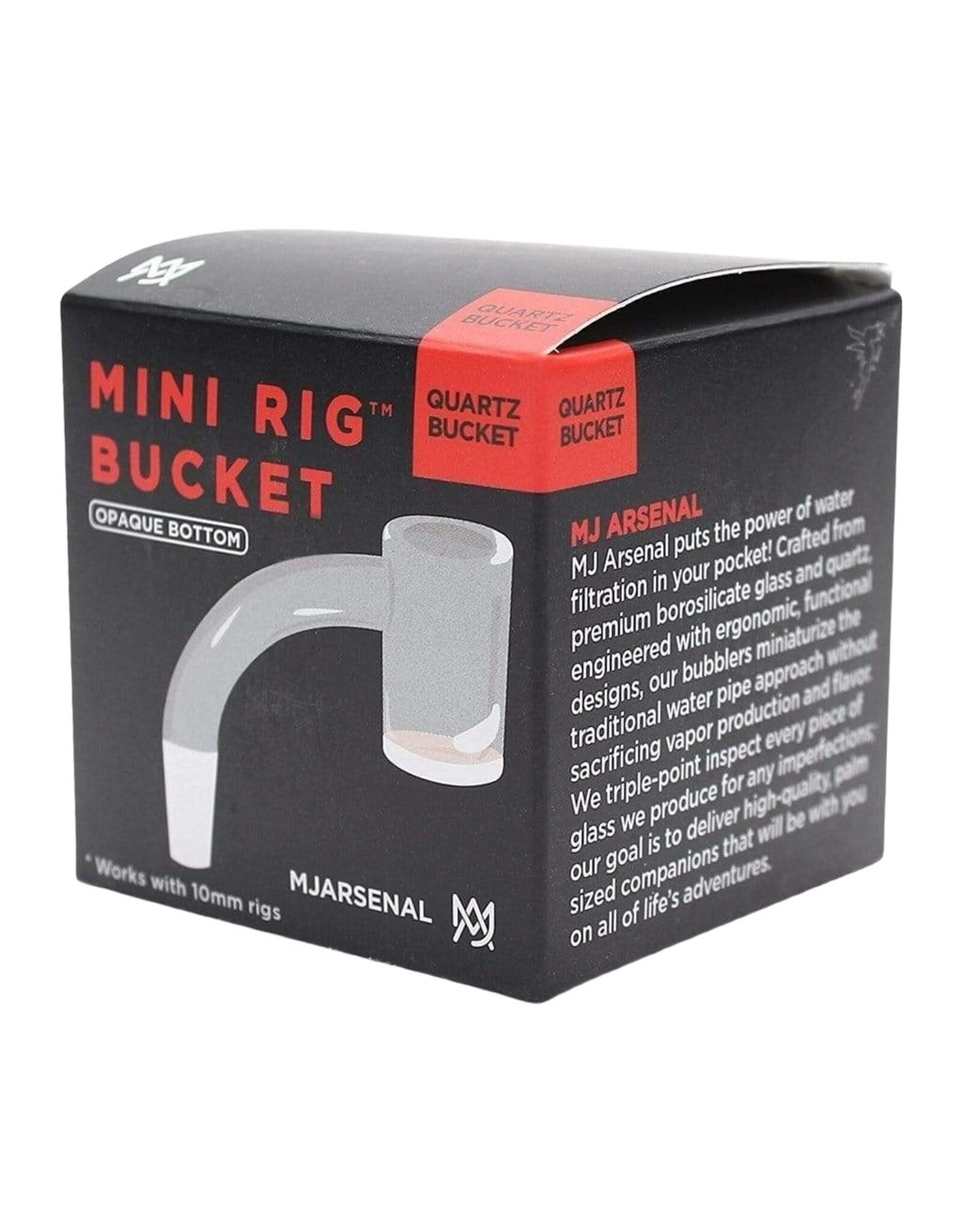 Mj Arsenal Mj Arsenal 10mm mini rig bucket Opaque banger nail