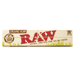 Raw Raw Kingsize Slim Organic Hemp Papers