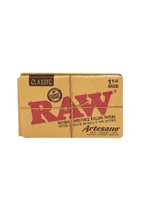 Raw Raw Artesano 1 1/4" Rolling paper with tray and tips