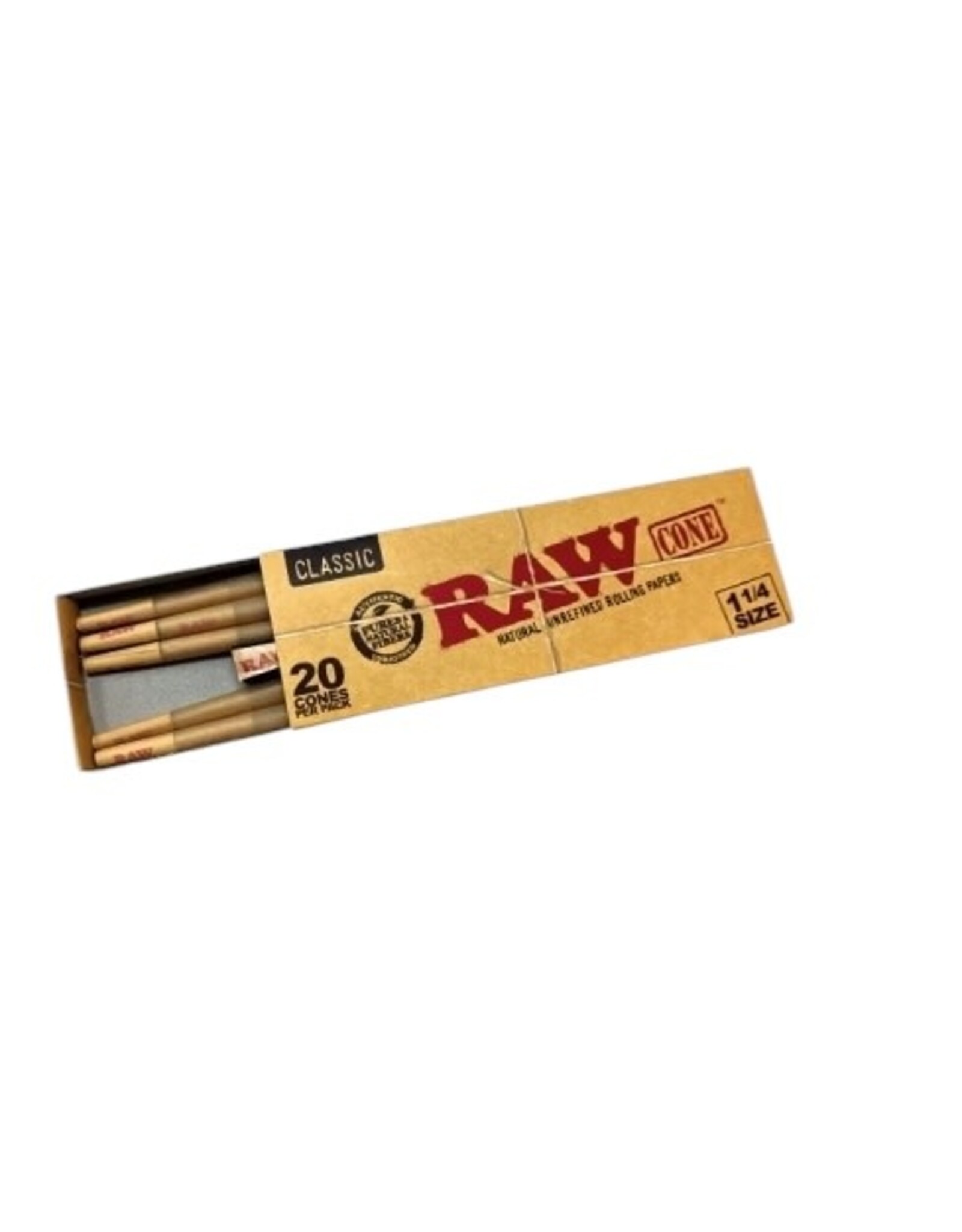 Raw Raw Classic 1 1/4" Cones 20 pack