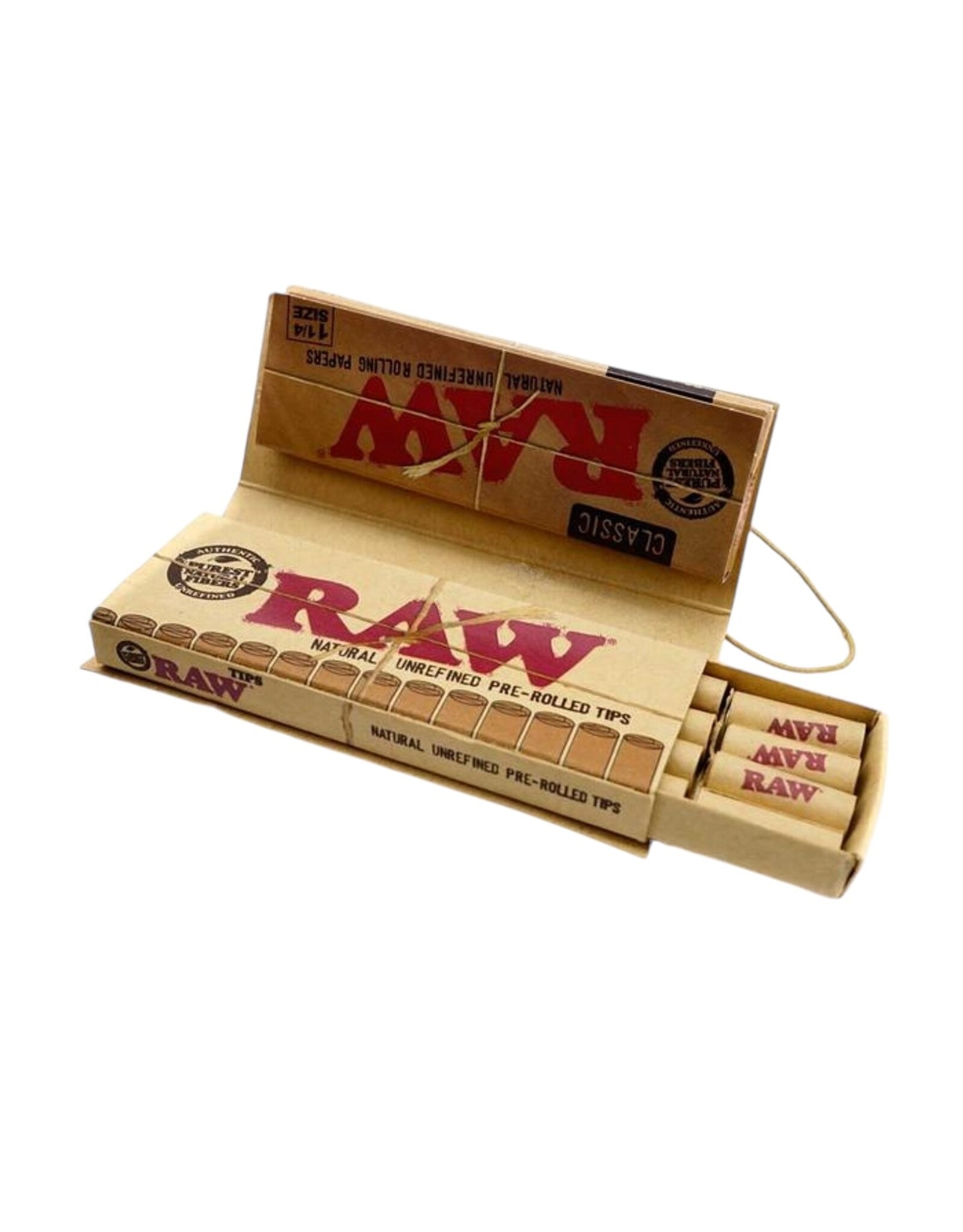Raw Raw Classic Masterpiece 1 1/4 + Pre Roll Tips
