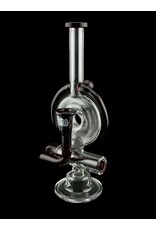 Borosyndicate Boro InLine Donut Rig With Red Horns And Red Inline