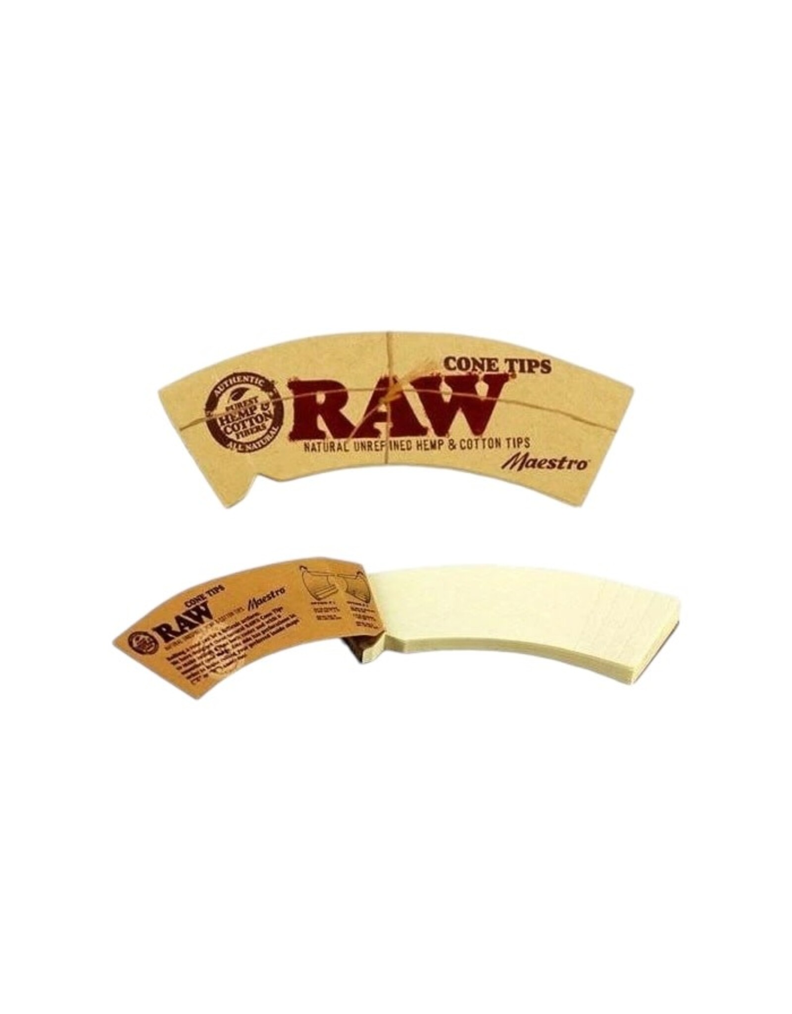 Raw Raw Cone Tips Maestro Hemp & Cotton Tips