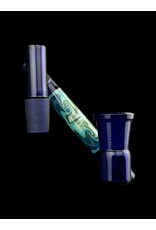Borosyndicate Boro Drop Down 14m-14F Adapter Blue Worked 2 Section Color