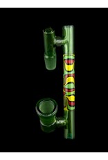 Borosyndicate Boro Drop Down 14m-14F Adapter Worked 3 Section Color Green