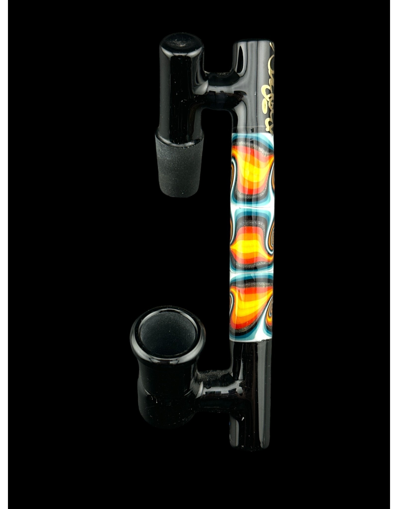 Borosyndicate Boro Drop Down 14m-14F Adapter Worked 3 Section Color Black