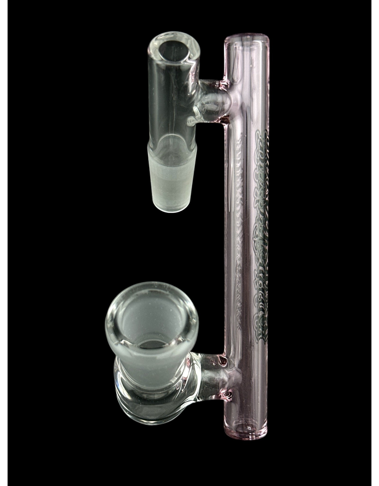 Borosyndicate Boro Drop Down 14m-14F Adapter Half Color Pink