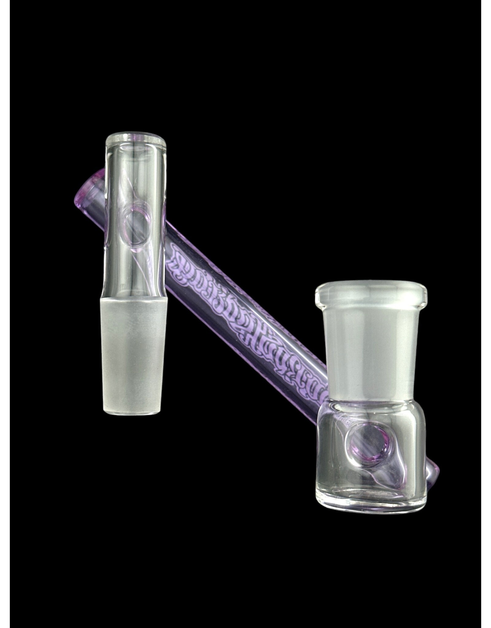 Borosyndicate Boro Drop Down 14m-14F Adapter Half Color Lavender Purple