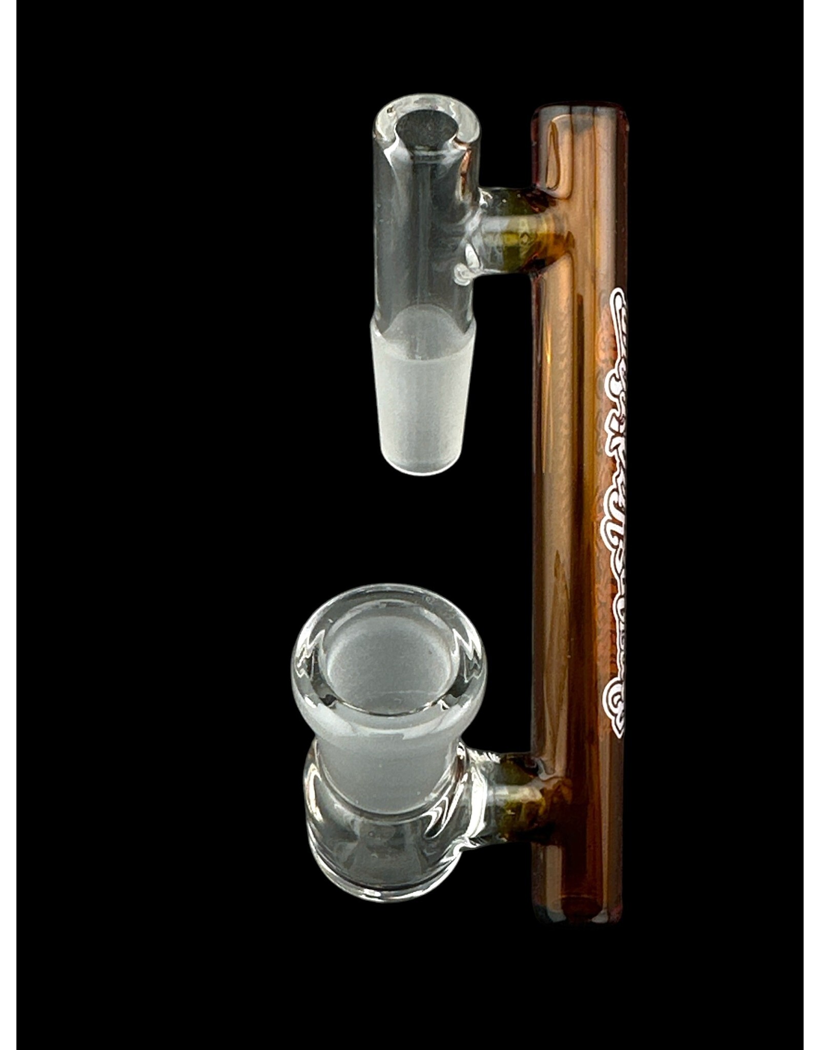 Borosyndicate Boro Drop Down 14m-14F Adapter Half Color Amber