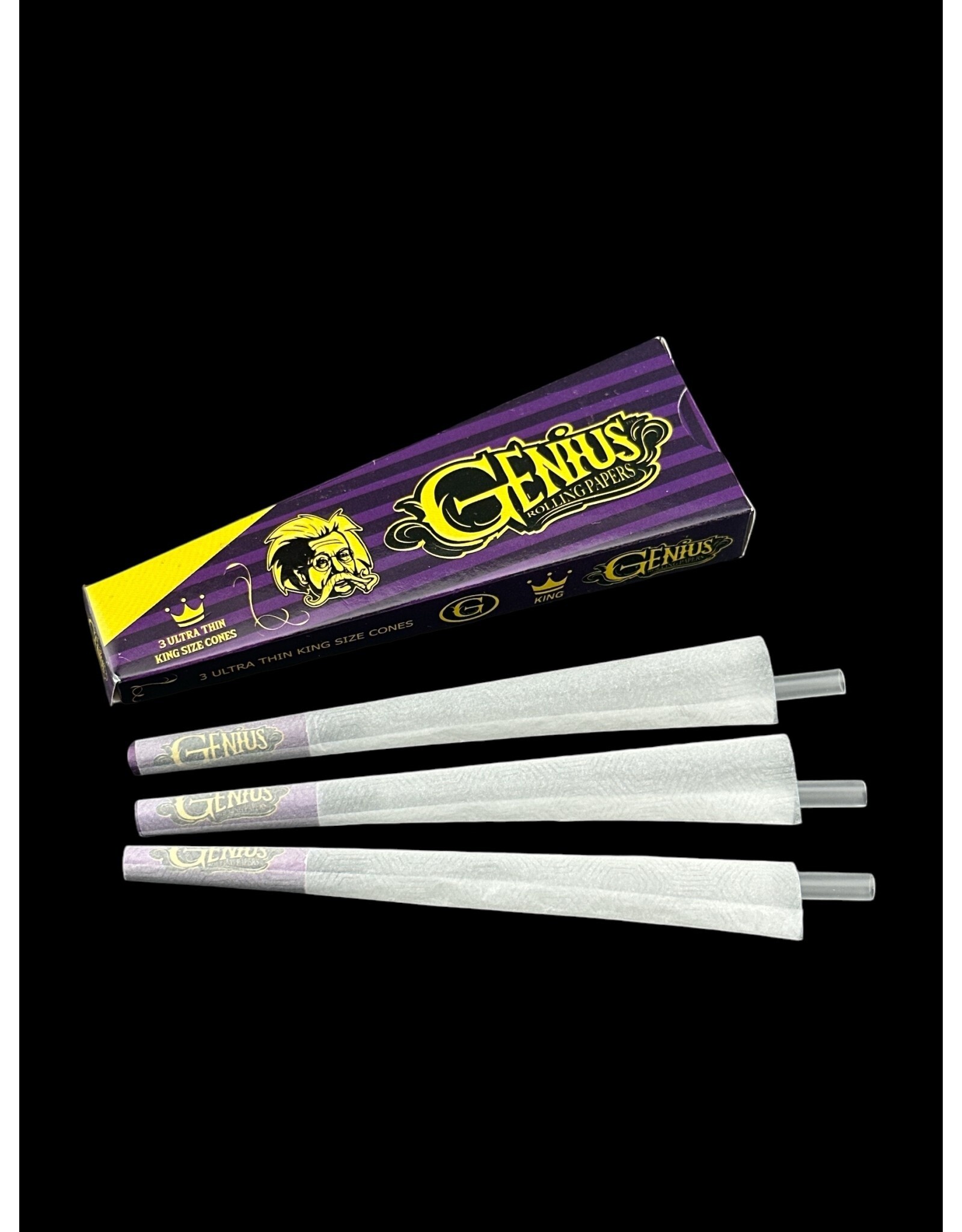 Official Genius Official Genius Ultra Thin King Size Cones