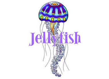 jelly fish glass