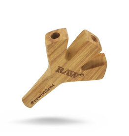 Raw Raw Trident Wooden Triple Cigarette Holder