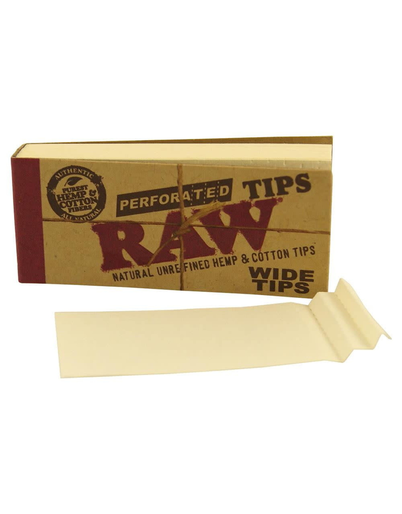 Raw Raw Wide Perforated Tips