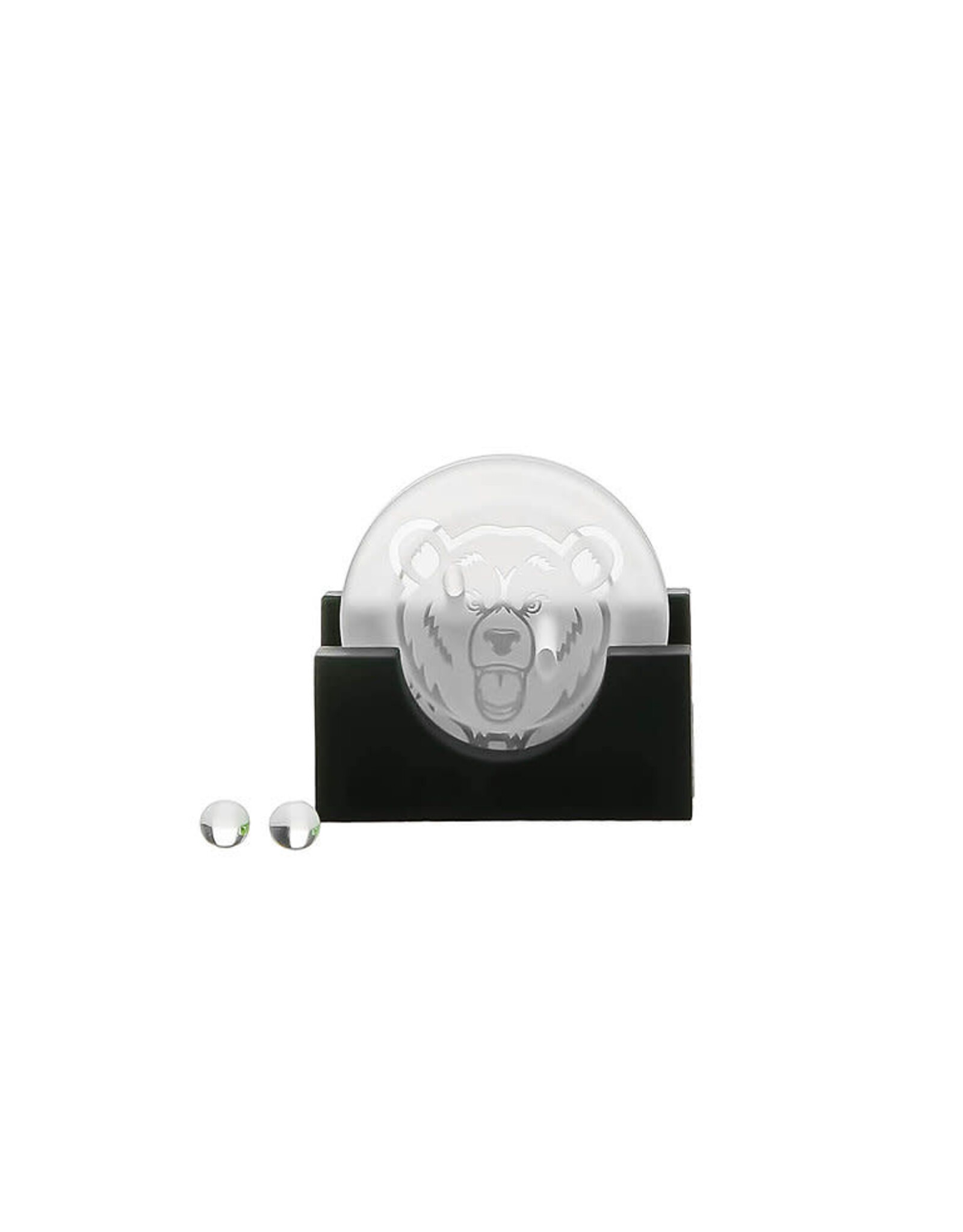 Bear Quartz Bear Quartz Sphere Black Rig With Banger And Spinner Cap