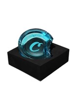 cookies Cookies C Bite Glass Ashtray Blue