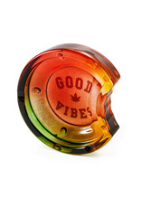 cookies Cookies C Bite Good Vibes Glass Ashtray Rasta