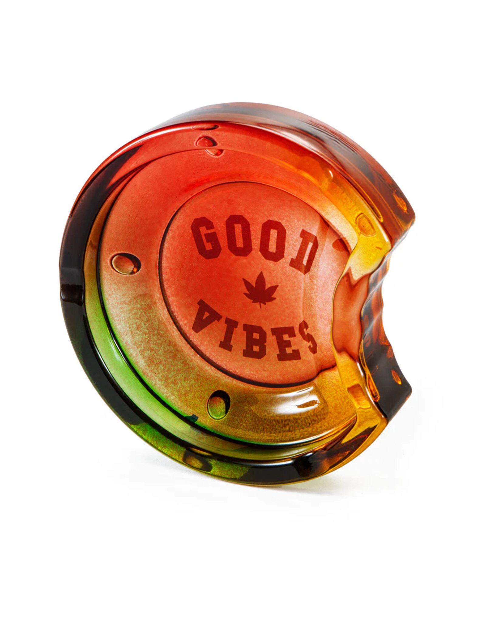 cookies Cookies C Bite Good Vibes Glass Ashtray Rasta